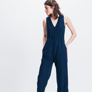 Ali Golden Pima Cotton V-Neck Jumper